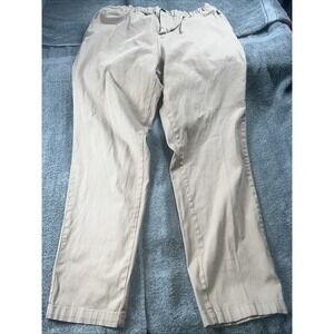 Cove USA Chino Pants Mens 38 Beige Khaki Stretch Straight Fit Golf Casual